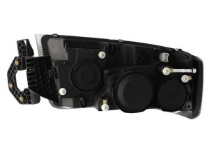 Far stanga H1/H3/H7/PY21W/W5W, manual cu ceata, fundal crom, culoare Semnalizator transparent RENAULT TRUCKS PREMIUM 2 dupa 2005