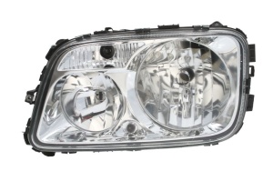 Far stanga H1/H7, electric, fundal crom MERCEDES ACTROS MP2 / MP3 dupa 2002
