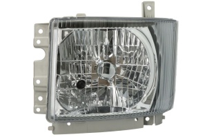 Far Stanga potrivit ISUZU N (6TH GENERATION) dupa 2008 (H4/W5W, manual, culoare insert: cromat)