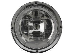 Far universal (H1, 12/24V, latime 224,4mm, inaltime 232,5mm, diametru 224,4mm, gri , metal, cromat)