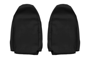 Huse scaun camion ELEGANCE S (negru, material eco-leather / velur, scaune cu tetiera integrata) potrivit VOLVO FH, FH II, FH16, FH16 II, FM, FM II dupa 2003 - Img 2