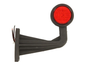 Lampa gabarit dreapta LED alb/rosu, curbat camion