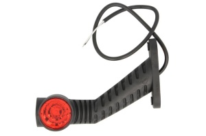 Lumini marcaj dreapta, portocaliu/rosu/alb, LED, inaltime 125; latime 38; adancime 175, suprafata, lungime furtun 500, brat lung 12/24V - Img 2