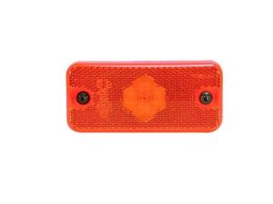 Lumini marcaj spate stanga/dreapta ; portocaliu; LED; inaltime 50; latime 110; put-in; 12/24V