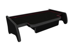 Raft polita interior cabina (cabina larga XXL; mijloc; sertar suplimentar sub blatul mesei, mijloc, culoare: rosu, serie: CLASSIC) potrivit MAN