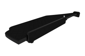Raft polita interior cabina (panou LED, lumina alba; cabina lata 250 cm; lung, lung, culoare: negru, serie: ELEGANCE) potrivit MERCEDES - Img 3