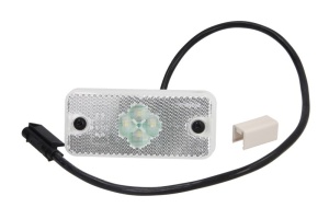 Reflector alb LED 24V cu 500mm cablu si conector AP