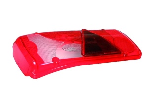 Reflector Stop lampa spate , rosu-alb stanga LC8T