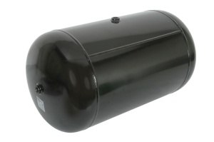 Rezervor aer sistem compresor POLMO diametru 396mm/lungime750mm/ debit 80dm/3, 3xM22x1, 5 singular, Dublu, partea opusa, drenare M22x1, 5 - Img 2