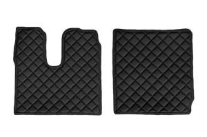 Set covor podea camion potrivit MAN un sertar, ECO-LEATHER, set 7 bucati (material - eco-piele, culoare - negru, transmisie automata) potrivit MAN TGX dupa 2019 - Img 2