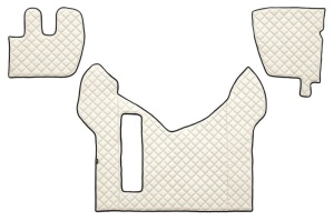Set covor podea camion potrivit Renault ECO-LEATHER, set 3 buc. (material - eco-piele, culoare - bej) potrivit RENAULT TRUCKS PREMIUM 2 dupa 2005