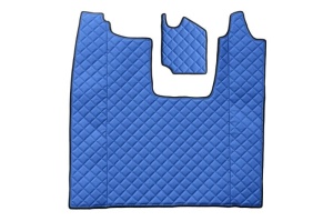 Set covor podea camion potrivit Scania scaun pneumatic pentru pasageri, ECO-LEATHER, set 3 buc. (material - eco-piele, culoare - albastru) potrivit SCANIA L - Img 3