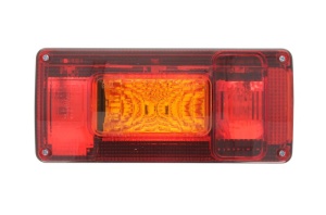 Stop spate Stanga (12/24V, cu indicator, cu lumini frana, lumini parcare/pozitie, cu iluminare numar de inmatriculare, reflector)