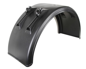 Aripa plastic 450 x640mm aparatoare noroi 1/2 - H-PE 45.1280.20-IKK cu element montaj