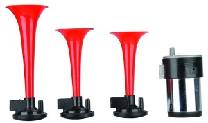 Claxon (Pneumatic, camion 12V, Dublu; plastic)