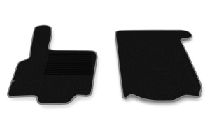 Covor podea camion potrivit DAF, sofer + pasager, velur, 2 bucati (material - velur, culoare - gri) potrivit DAF 95 XF, XF 95 1997-2012 - Img 2