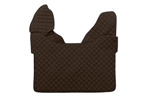 Covor podea camion potrivit DAF tunel central ECO-LEATHER, 1 bucata (material - eco-piele, culoare - maro, transmisie automata) potrivit DAF XF 105 dupa 2012