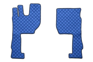 Covor podea camion potrivit VOLVO, ECO-LEATHER, set 3 buc. (material - eco-piele, culoare - albastru, transmisie automata) potrivit VOLVO FH16 II dupa 2014 - Img 2