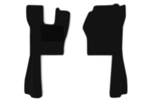 Covoras Auto F-CORE, scaun pneumatic pentru pasageri, sofer + pasager 2 buc. potrivit SCANIA R I 2004-2019 (velours, gri)