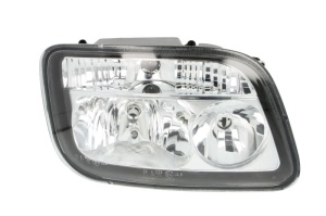 Far dreapta H1/H7, electric, fundal crom MERCEDES ACTROS MP2 / MP3 dupa 2002