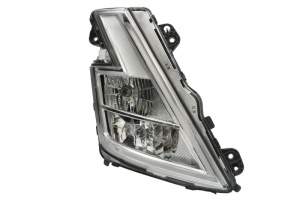 Far Dreapta potrivit VOLVO FH III, FH16 III dupa 2020 (H1/H7/LED, manual, functie lumini de zi, culoare insert: cromat, culoare semnalizator: alb)