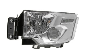 Far stanga 2*LED/H1/H7, electric cu LED Lumini zis, fundal crom RENAULT TRUCKS C, T dupa 2013