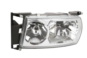 Far stanga D1R/H7/T4W, electric, crom, fara semnalizator,cu invertor SCANIA P,G,R,T dupa 2005