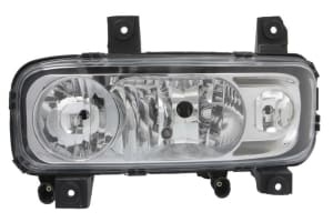 Far stanga (H1/H7/W5W, electric, cu motor, cu lampa ceata) potrivit MERCEDES ATEGO 2, ATEGO 3 dupa 2004