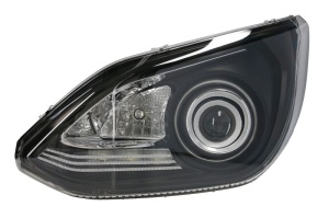 Far Stanga potrivit SETRA 500 dupa 2012 (Bi-Xenon/H15/LED, culoare insert: negru)
