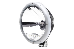 Far universal (H1/LED, 12/24V, latime 222mm, inaltime 242mm, diametru 222mm, gri , negru)