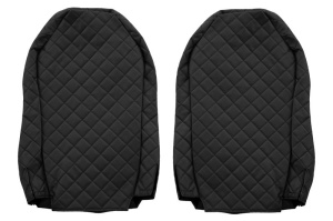 Huse scaun camion Elegance (negru, material eco-piele / velur, serie ELEGANCE) potrivit MERCEDES - Img 2