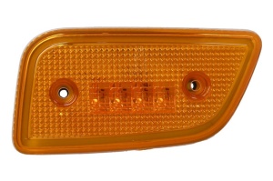 Lampa gabarit Stanga, portocaliu, LED, negru, in relief, 24V potrivita MERCEDES ACTROS MP4 / MP5 dupa 2011 (acoperis, in parasolar)