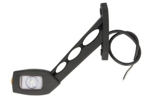 Lumini marcaj stanga, portocaliu/rosu/alb, LED, inaltime 167; latime 35,5; adancime 178, suprafata, lungime furtun 350, brat lung 12/24V - Img 3