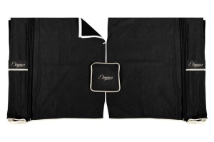 Perdea cortina cabina (cabina standard, piele intoarsa) ELEGANCE, set 7 buc bej potrivit SCANIA P,G,R,T dupa 2003 - Img 2