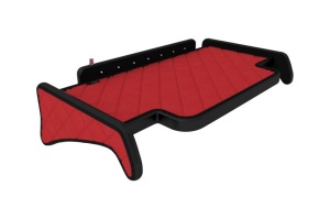 Raft interior cabina Mijloc potrivit MAN TGA dupa 1999 (cabina larga XXL, Panou LED, lumina alba, cabina, culoare: rosu, serie: ELEGANCE)