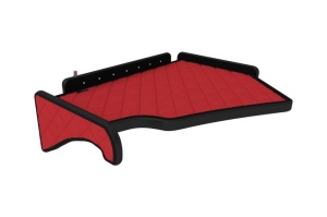 Raft interior cabina Mijloc potrivit SCANIA R I, R II dupa 2004 (Panou LED, lumina alba, versiune inalta, cabina, culoare: rosu, serie: ELEGANCE)