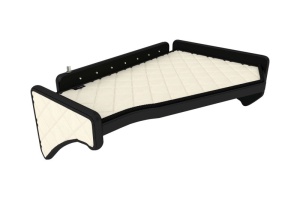Raft interior cabina Mijloc potrivit SCANIA R II, S dupa 2016 (Panou LED, lumina alba, culoare: sampanie, serie: ELEGANCE)