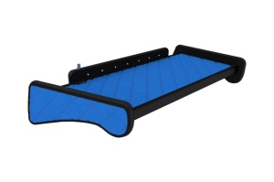 Raft polita interior cabina (panou LED, lumina alba; mijloc, cabina, culoare: albastru, serie: ELEGANCE) potrivit MAN
