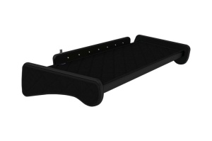 Raft polita interior cabina (panou LED, lumina alba; mijloc, cabina, culoare: negru, serie: ELEGANCE) potrivit MAN