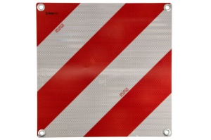 Semn avertizare placa 1 buc, aluminiu; pentru gabarit depasitDIN 30710 420mm x 420mm