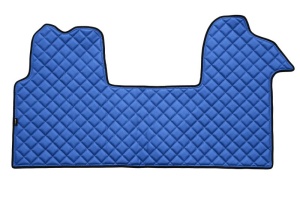Set covor podea camion potrivit Renault scaun dublu pasager 1 + 2, ECO-LEATHER, 1 bucata (material - eco-piele / velur, culoare - albastru)