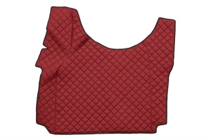 Set covor podea camion potrivit Renault tunel inalt, ECO-LEATHER, set 3 buc. (material - eco-piele, culoare - rosu) potrivit RENAULT TRUCKS T dupa 2013 - Img 3