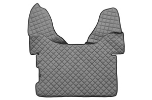 Set covorase podea camion potrivit DAF ECO-LEATHER, set 3 buc. (material - eco-piele, culoare - gri, transmisie automata) potrivit DAF XF 105, XF 106 dupa 2005 - Img 3