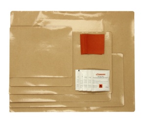 Set reparatie prelata transparent, contine 5x servetele degresare petic prelata 19,5x24cm; 24x39cm; 48x39cm