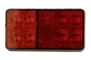 Stop spate Dreapta (LED, 10/12/24/30V, cu indicator, cu lumini frana, lumini parcare/pozitie, reflector, numar conexiuni: 4)