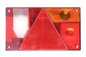 Stop spate Dreapta MULTIPOINT I (12/24V, cu indicator, lampa mers inapoi, cu lumini frana, lumini parcare/pozitie, cu iluminare numar de inmatriculare, reflector triunghiular, conector: 5 pin, fara b