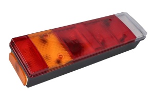 Stop spate Dreapta/Stanga potrivit MAN E2000, F2000, L2000, M 2000 L, M 2000 M, M90 dupa 1990 (24V, reflector, garda laterala, conector: Rear Bayonet 8PIN) - Img 2