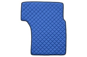 Covor podea camion potrivit MAN tunel central ECO-LEATHER, 1 bucata (material - eco-piele, culoare - albastru, cabina larga XXL) potrivit MAN TGA dupa 1999