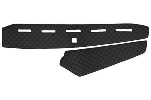 Covoras bord (fara locas senzor) negru, ECO-piele, ECO-LEATHER potrivit VOLVO FH16 II dupa 2014