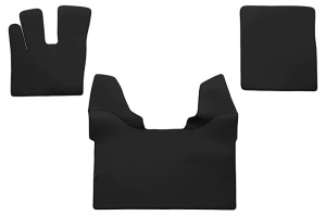 Covoras podea camion , set 3 buc (material - eco-leather negru transmisie automata) potrivit DAF XF 105, XF 106 dupa 2012